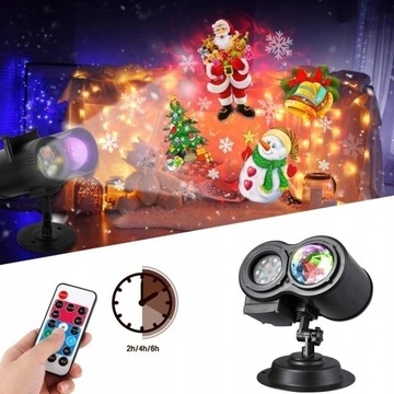 РОЖДЕСТВЕНСКИЙ СВЕТОДИОДНЫЙ ЛАЗЕРНЫЙ ПРОЕКТОР, НАРУЖНЫЙ ПУЛЬТ ДИСТАНЦИОННОГО УПРАВЛЕНИЯ