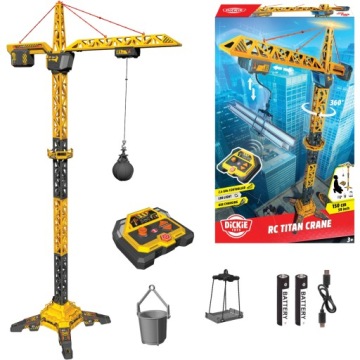 Velký Dálkově Ovládaný Jeřáb 150 CM Otočné Rameno Titan Crane Rc Usb Dálkové Ovládání