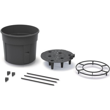 ЦВЕТОЧНЫЙ ГОРШОК ДЛЯ ВЫРАЩИВАНИЯ ПОМИДОРОВ И ОВОЩЕЙ С ЛЕСТНИЦОЙ ТОМАТОТАСАДКА 28Л