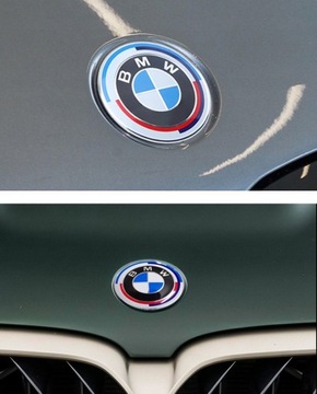7 Логотип эмблемы BMW 50-летний юбилей Jahre 82 82 4x68 мм