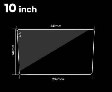 ЗАКАЛЕННОЕ СТЕКЛО ЗАЩИТНАЯ ФОЛЬГА ДЛЯ ANDROID РАДИО 10 ДЮЙМОВ СТЕКЛЯННАЯ ЗАЩИТА