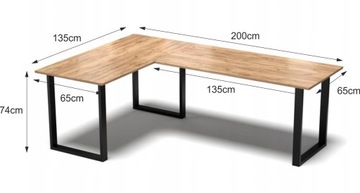 Угловой игровой стол LOFT 07, НА ВЫБОР СТОЛ 18 мм.