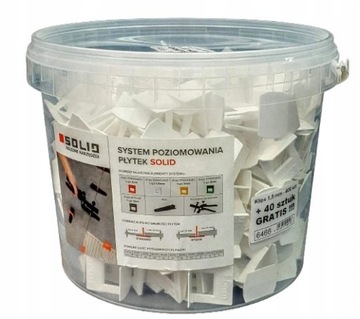 Solid System Poziomowania Płytek Klips 1,5 mm 440