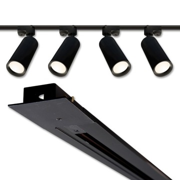 4x REFLEKTOR LAMPA LED SZYNOPRZEWÓD WPUSZCZANY 2M