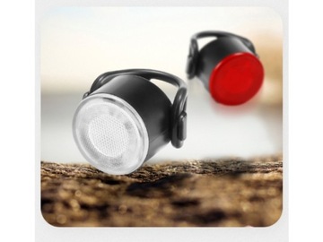 ВЕЛОСИПЕДНАЯ ЛАМПА ПЕРЕДНЯЯ + ЗАДНЯЯ ПОДСВЕТКА ВЕЛОСИПЕДА СВЕТОДИОДНЫЙ ФОНАРЬ USB-СВЕТ