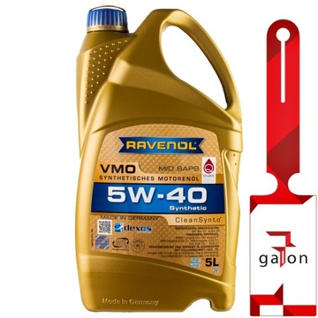 RAVENOL VMO 5W40 CleanSynto 5L - syntetyczny olej silnikowy