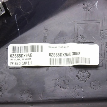 DODGE CARAVAN 2016 BOČNÍ DÍL DESKY ROZDĚLOVACÍ