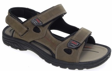 Solidne regulowane sandały klapki