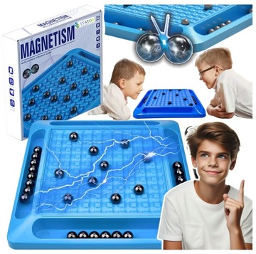 МАГНИТНЫЕ ШАХМАТЫ МАГНИТНЫЕ КАМНИ ШАРЫ ЛОГИЧЕСКАЯ ИГРА 20 ШАРИКОВ