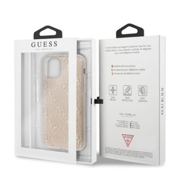 ЧЕХОЛ ДЛЯ IPHONE 12 MINI GUESS LIQUID GLITTER COVER