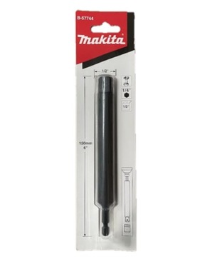 MAKITA B-57744 ADAPTER 1/4'' 6-KĄT NA 1/2'' 150mm