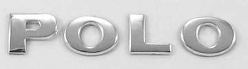 POLO NÁPIS VW ZNAK NÁLEPKA LOGO ZNAKY
