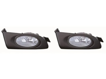 2X SVĚTLA MLHOVKOVÉ HALOGEN ABAKUS L+P DO HONDA CIVIC VII
