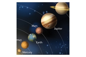 Система планет, космос, стеклянные часы для столовой, диаметр 30