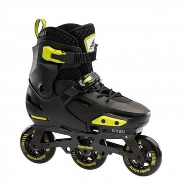 ROLKI JUNIOR ROLLERBLADE APEX 3WD Black/Lime r. 33-36