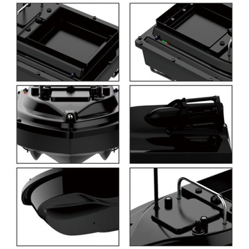 ŁÓDKA ZANĘTOWA RC ŁADOWALNA PRZYNĘTA 2 KG PODAJNIK