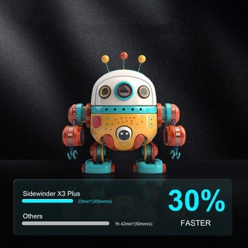 Артиллерийский Sidewinder X3 плюс 3D-принтер 300x300x400 мм