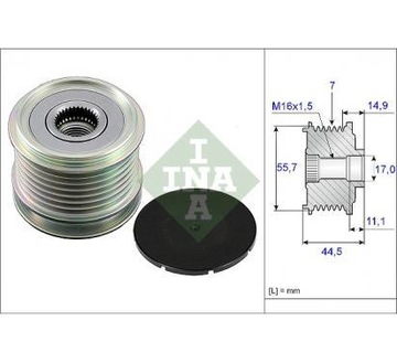 INA SPRZEGLO ALTERNATORA MERCEDES CLK C E