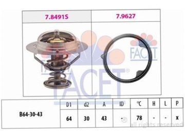 FACET 7.8491 TERMOSTAT KAPALINA CHLADÍCÍ