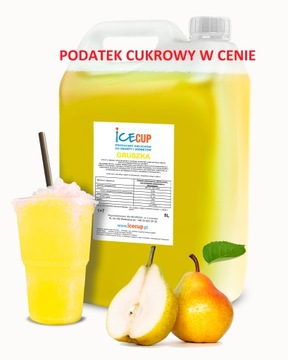 Syropy do Granity(1+7)o smaku Gruszki 5L