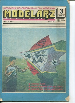 Modelarz 3/1988 statek Julia, M20 Warszawa