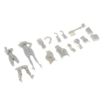 DIY Unpainted Action Figure Fight Game Toy Soldier