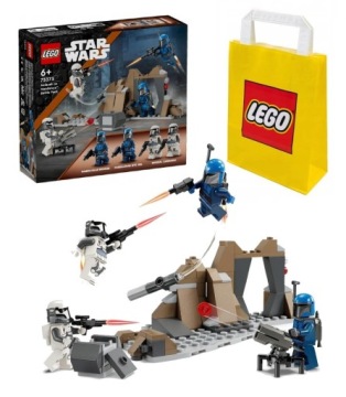 LEGO STAR WARS 6+ ZESTAW BITEWNY ZASADZKA NA MANDALORZE 75373