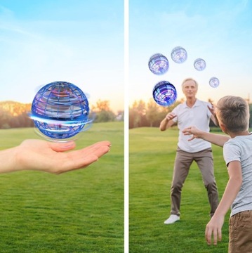 ЛЕТАЮЩИЙ ШАР ВОЛШЕБНЫЙ СВЕТОДИОДНЫЙ МИНИ-ДРОН С РУЧНЫМ УПРАВЛЕНИЕМ САМОЛЕТ-ИГРУШКА