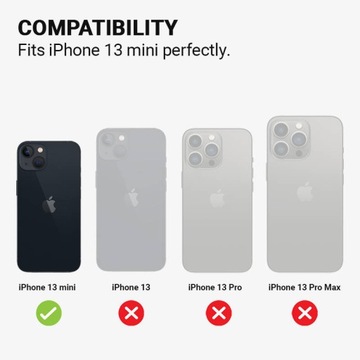 Задняя крышка силиконовый чехол Crong Apple Iphone 13 Mini Red
