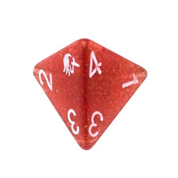 Кубики для РПГ, 7 шт. Акрил - Единороги.