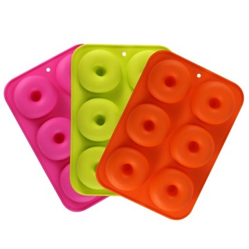 СИЛИКОНОВАЯ ФОРМА ДЛЯ ВЫПЕЧКИ ПОНЧИКОВ ПОНЧИКИ С ДЫРОЧКАМИ