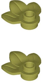 LEGO Roślina Liść Olive Green 32607 6398008 - 2szt