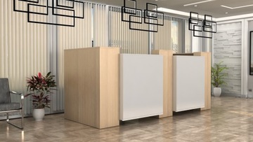 Стойка ресепшн R32 LED ресепшн 320см