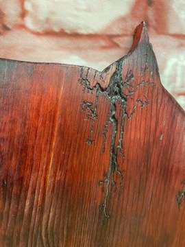 Деревянная настенная вешалка для ключей Собака Питбуль