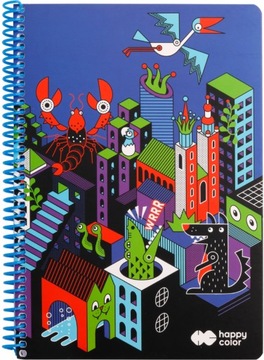 Kołozeszyt kratka HAPPY COLOR ME&CITY 2 B5/80K