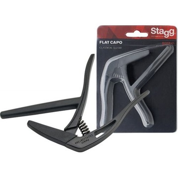Stagg SCPX-FL BK - kapodaster do gitary