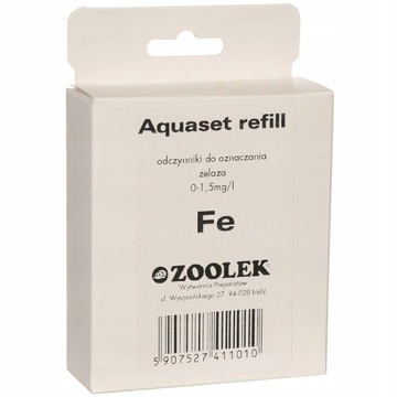 ZOOLEK AQUA-TEST REFILL Fe UZUPEŁNIENIE TEST
