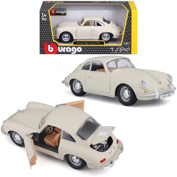 SAMOCHÓD MODEL PORSCHE 356 B 1:24 AUTO BBURAGO
