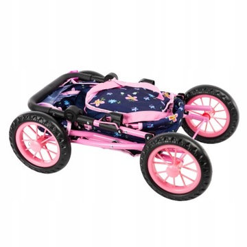 КОЛЯСКА ДЛЯ КУКЛ KINDERPLAY СКЛАДНАЯ СУМКА Глубокая Гондола С РЕГУЛИРУЕМОЙ РУЧКОЙ