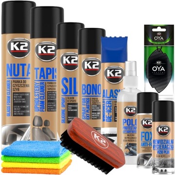 K2 БОЛЬШОЙ НАБОР ПРОФЕССИОНАЛЬНОЙ КОСМЕТИКИ ПО УХОДУ ЗА АВТОМОБИЛЕМ