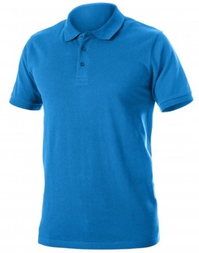 TOBIAS polo bawełniane niebieskie 3XL Hoegert