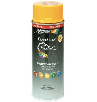 Lakier CRAFTS spray 400ml RAL 1028 melonowy