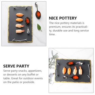 OKRĄGŁA TACA JAPOŃSKIE CERAMICZNE TALERZE DO SUSHI