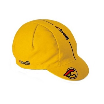 Czapka kolarska CINELLI Supercorsa Yellow Curry