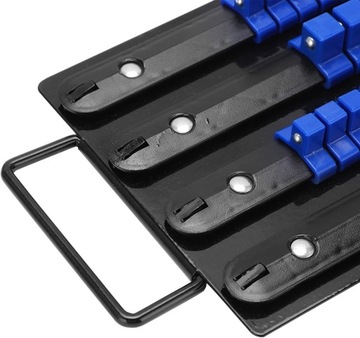 SZYNA ORGANIZER STOJAK DO NASADEK KLUCZY NASADOWYCH 80 szt. 1/4