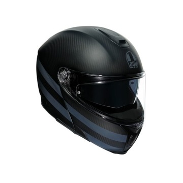 Kask Motocyklowy Szczękowy AGV Sportmodular Dark Refractive XL