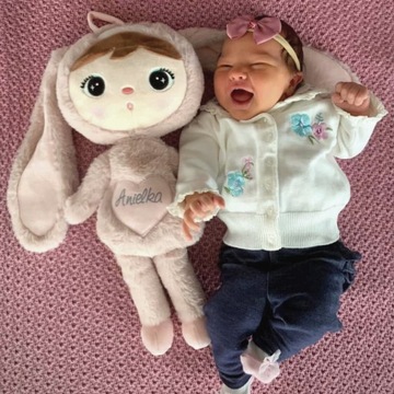 Мягкая кукла Metoo Bunny с именем