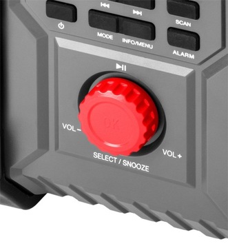 GRAPHITE Energy+ СТРОИТЕЛЬНОЕ РАДИО FM DAB Источник питания USB BT 18 В + 230 В 58GE128