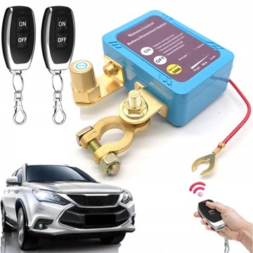 Дистанционный автоматический выключатель аккумулятора 12В 240А 2x пульта дистанционного управления