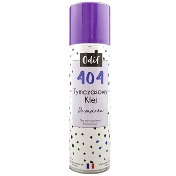 Klej tymczasowy w sprayu do regeneracji mat do repozycjonowania Odif 404
